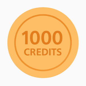 1000 Credits