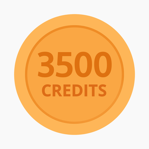 3500 Credits