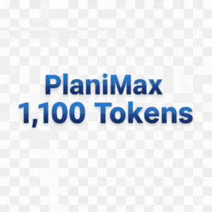 PlaniMax 1,100 Tokens